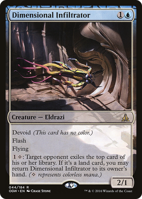 Magic: The Gathering - Dimensional Infiltrator Foil - Oath of the Gatewatch