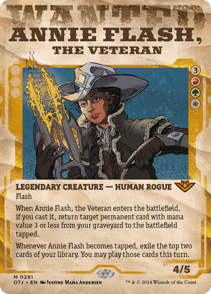 Magic: The Gathering - Annie Flash, the Veteran - Outlaws of Thunder Junction