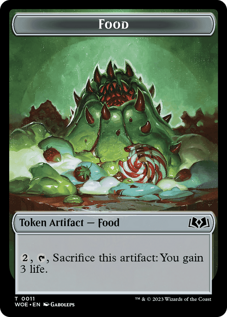 Magic: The Gathering - Food Token - Wilds of Eldraine Tokens