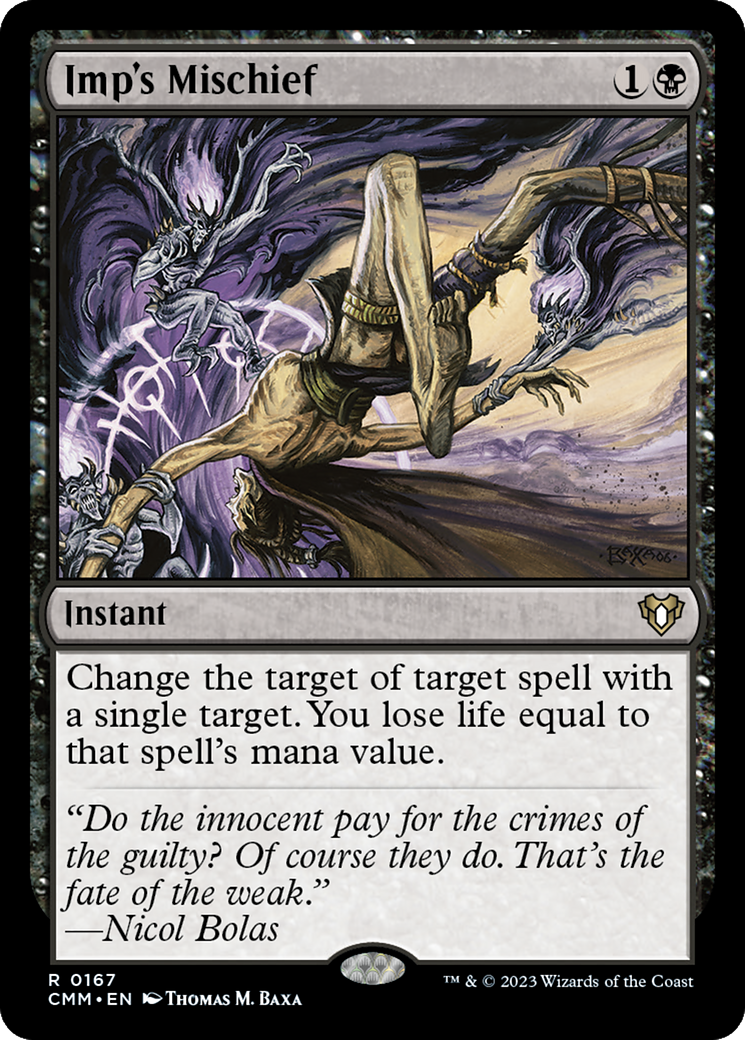 Magic: The Gathering - Imp's Mischief - Commander Masters