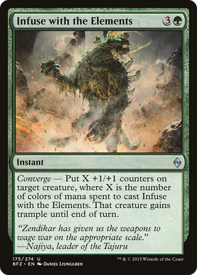 Magic: The Gathering - Infuse with the Elements Foil - Battle for Zendikar