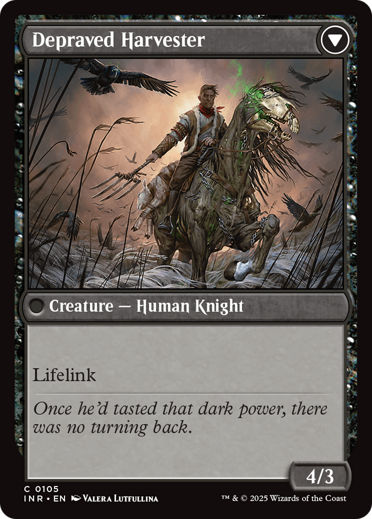 Magic: The Gathering - Desperate Farmer // Depraved Harvester Foil - Innistrad Remastered