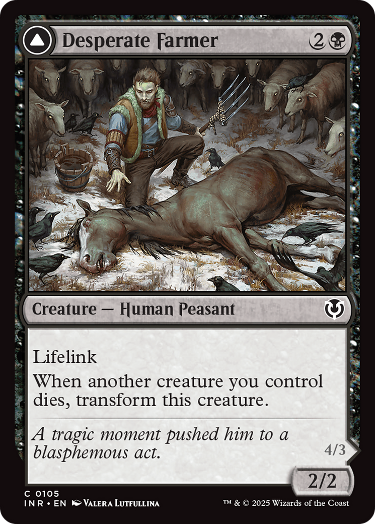 Magic: The Gathering - Desperate Farmer // Depraved Harvester Foil - Innistrad Remastered
