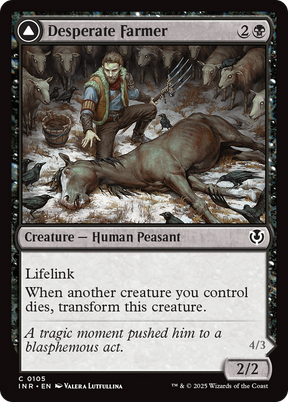 Magic: The Gathering - Desperate Farmer // Depraved Harvester Foil - Innistrad Remastered