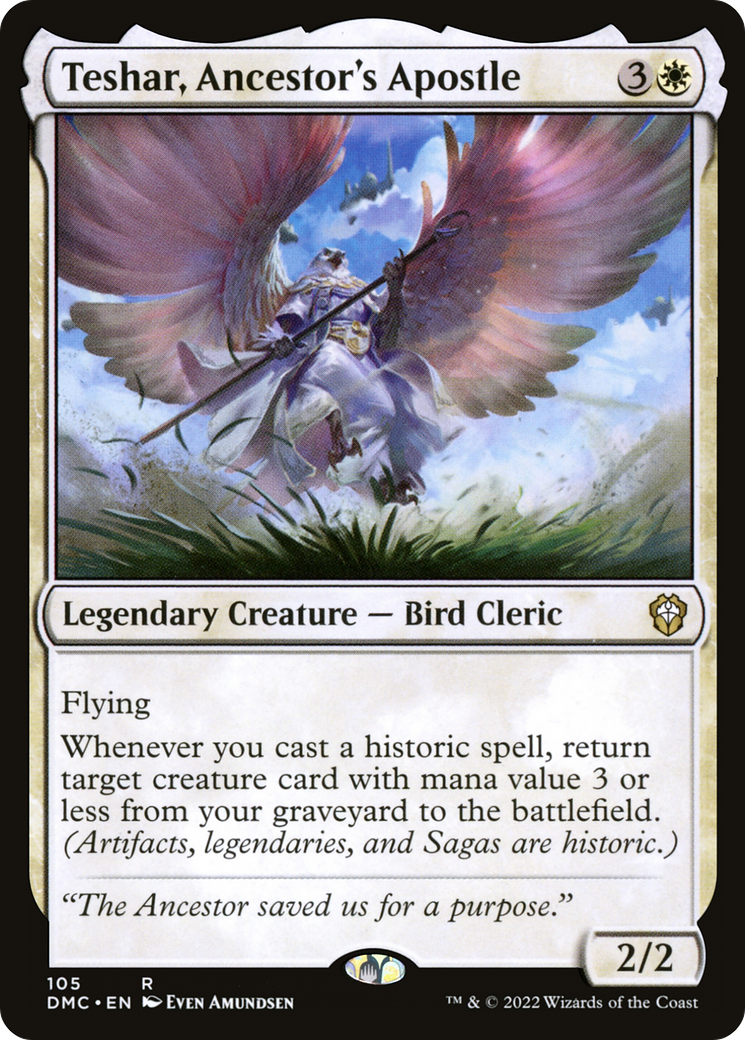 Magic: The Gathering - Teshar, Ancestor's Apostle - Dominaria United Commander