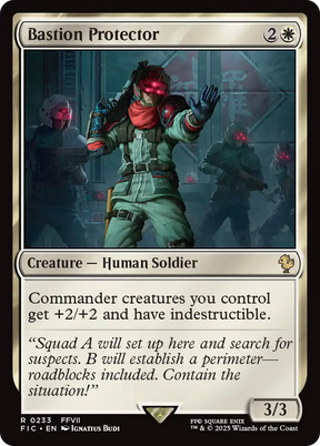 Magic: The Gathering - Bastion Protector - Final Fantasy Commander