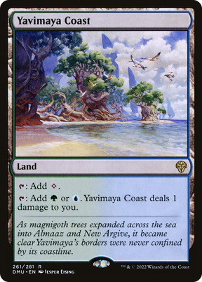 Magic: The Gathering - Yavimaya Coast Foil - Dominaria United
