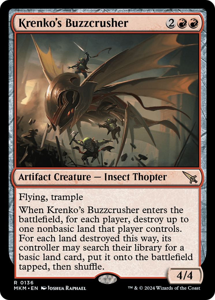 Magic: The Gathering - Krenko's Buzzcrusher - Murders at Karlov Manor