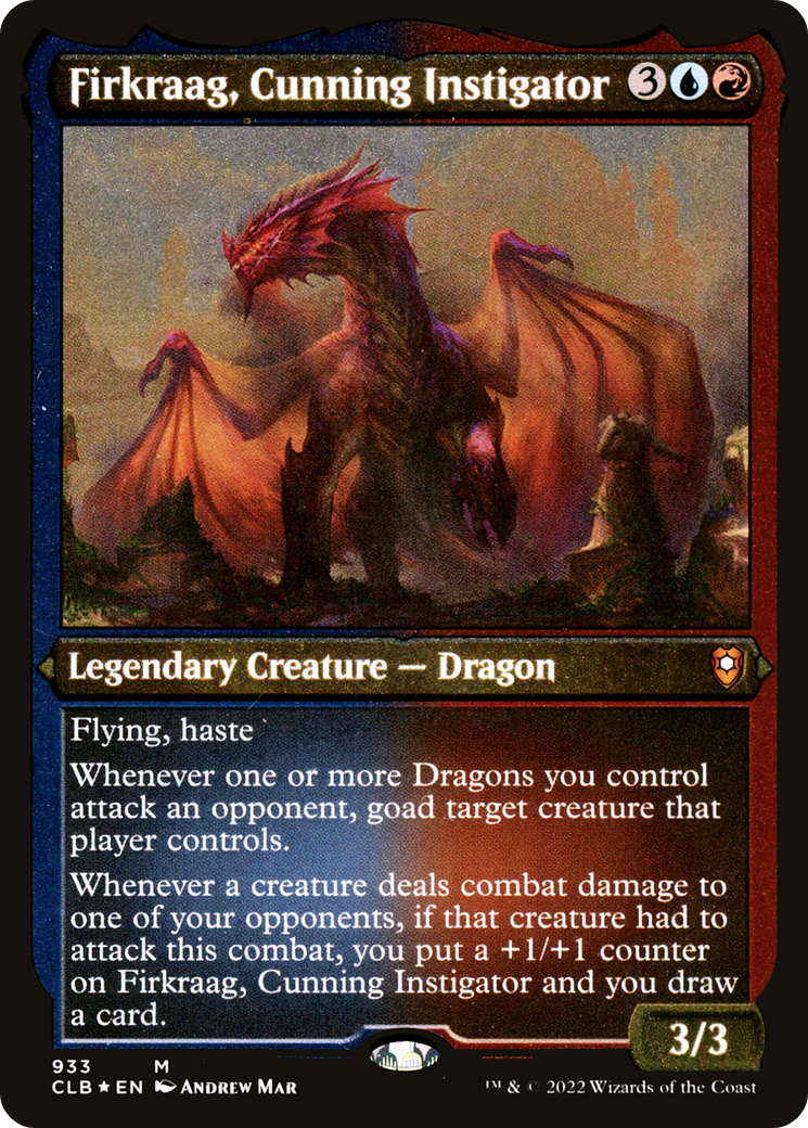 Magic: The Gathering - Firkraag, Cunning Instigator Foil - Commander Legends: Battle for Baldur's Gate