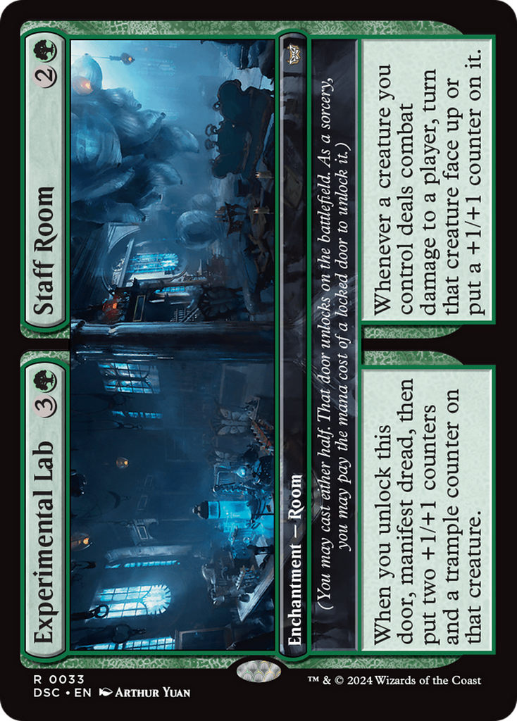 Magic: The Gathering - Experimental Lab // Staff Room - Duskmourn: House of Horror Commander