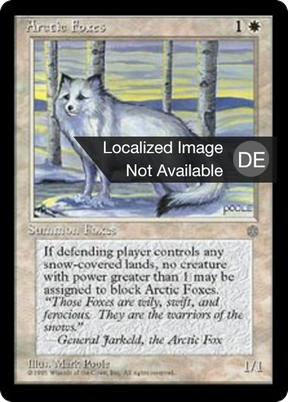 Magic: The Gathering - Polarfüchse - Ice Age