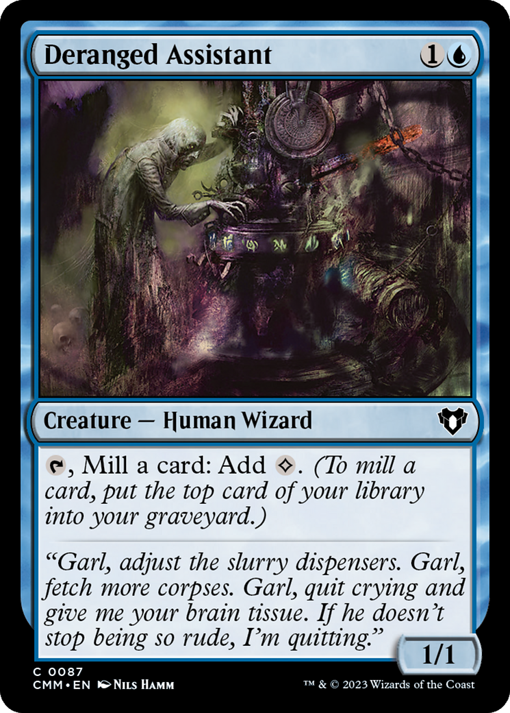Magic: The Gathering - Deranged Assistant Foil - Commander Masters