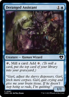 Magic: The Gathering - Deranged Assistant Foil - Commander Masters