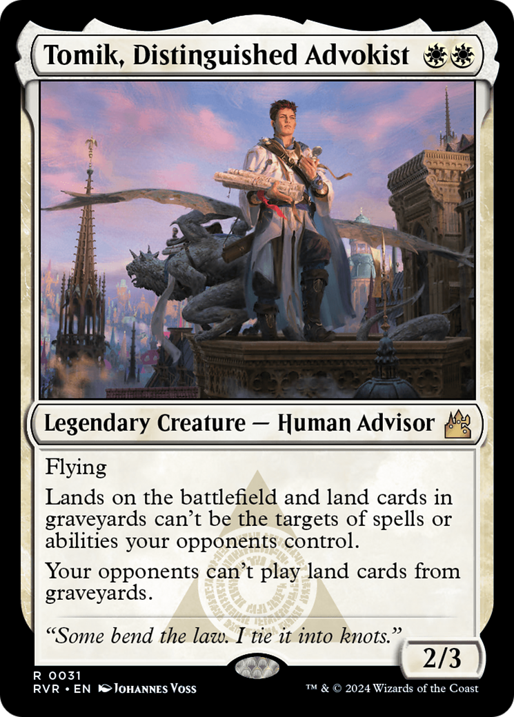 Magic: The Gathering - Tomik, Distinguished Advokist Foil - Ravnica Remastered