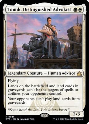 Magic: The Gathering - Tomik, Distinguished Advokist Foil - Ravnica Remastered