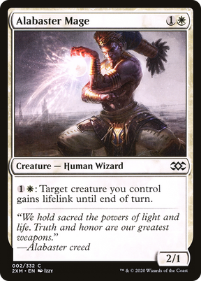 Magic: The Gathering - Alabaster Mage Foil - Double Masters