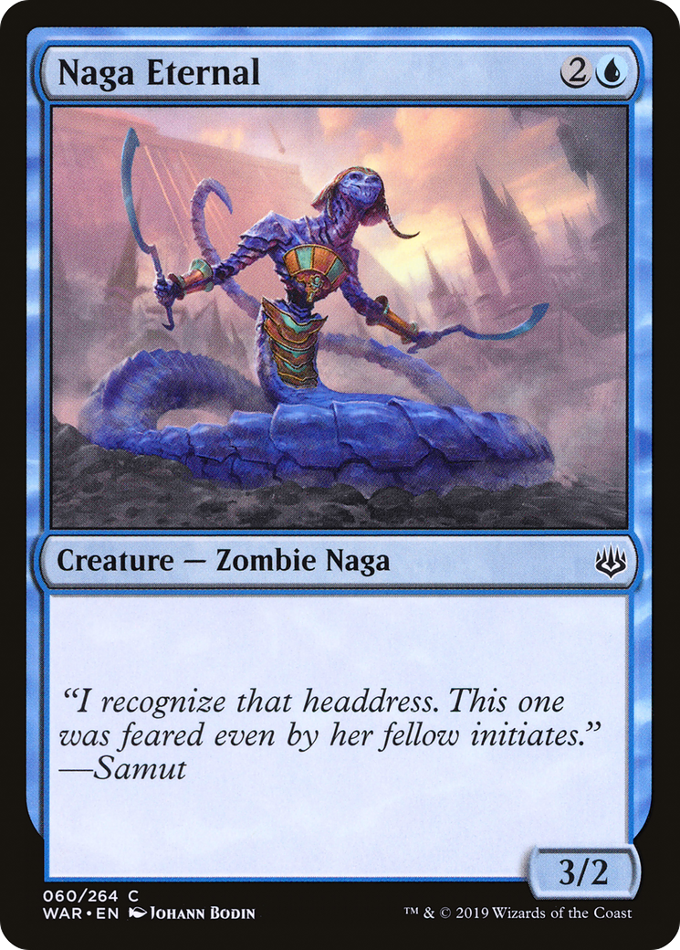 Magic: The Gathering - Naga Eternal Foil - War of the Spark