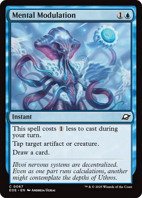 Magic: The Gathering - Mental Modulation Foil - Edge of Eternities