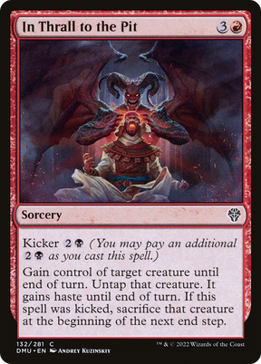 Magic: The Gathering - In Thrall to the Pit Foil - Dominaria United