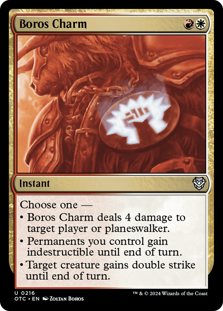 Magic: The Gathering - Boros Charm - Outlaws of Thunder Junction Commander