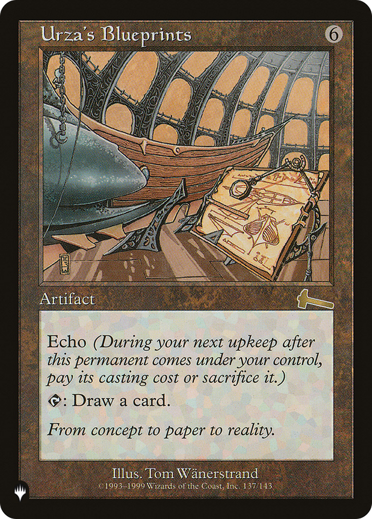 Magic: The Gathering - Urza's Blueprints - The List