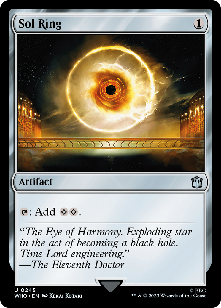 Magic: The Gathering - Sol Ring Foil - Doctor Who