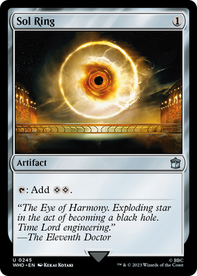 Magic: The Gathering - Sol Ring Foil - Doctor Who