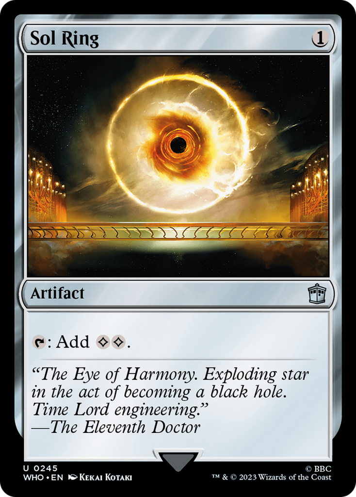 Magic: The Gathering - Sol Ring - Doctor Who