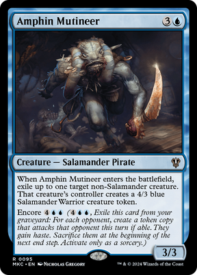 Magic: The Gathering - Amphin Mutineer - Murders at Karlov Manor Commander