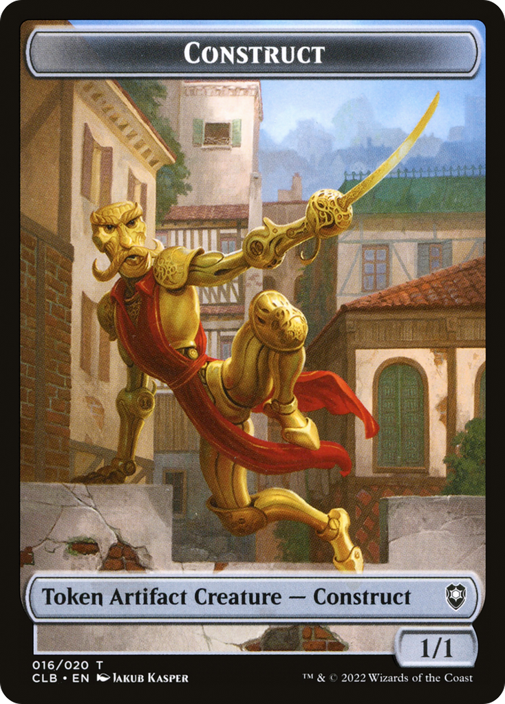 Magic: The Gathering - Construct Token - Battle for Baldur's Gate Tokens