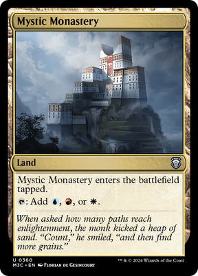 Magic: The Gathering - Mystic Monastery - Modern Horizons 3 Commander