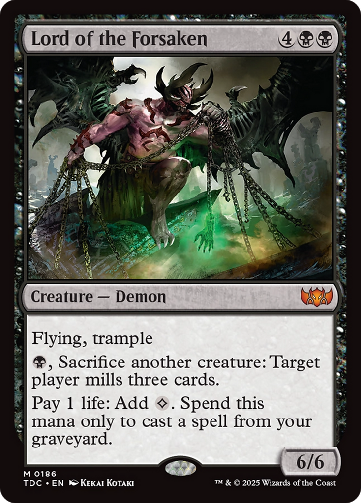 Magic: The Gathering - Lord of the Forsaken - Tarkir: Dragonstorm Commander