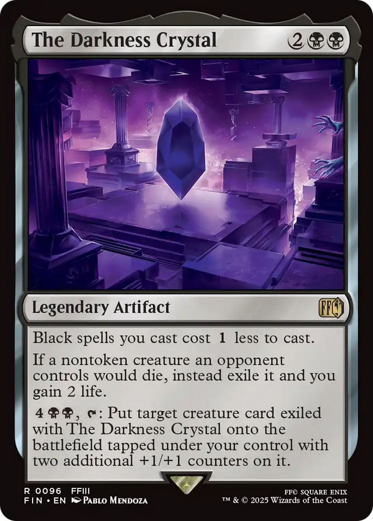 Magic: The Gathering - The Darkness Crystal Foil - Final Fantasy