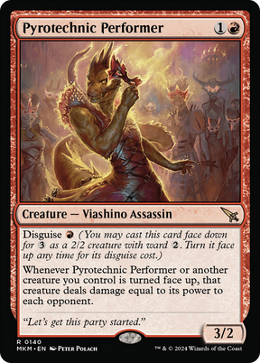 Magic: The Gathering - Pyrotechnic Performer - Murders at Karlov Manor