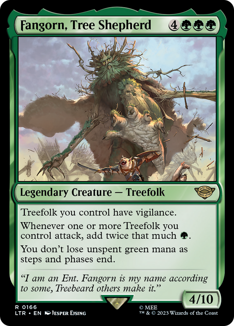 Magic: The Gathering - Fangorn, Tree Shepherd Foil - The Lord of the Rings: Tales of Middle-earth