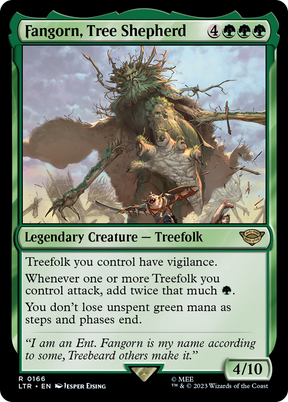Magic: The Gathering - Fangorn, Tree Shepherd Foil - The Lord of the Rings: Tales of Middle-earth