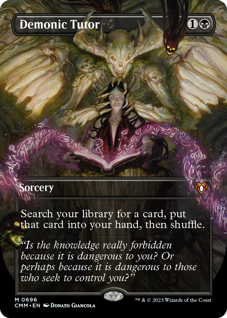 Magic: The Gathering - Demonic Tutor - Commander Masters