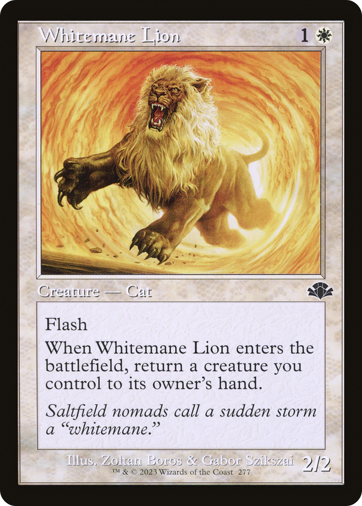 Magic: The Gathering - Whitemane Lion - Dominaria Remastered