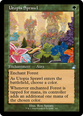 Magic: The Gathering - Utopia Sprawl Foil - Ravnica Remastered