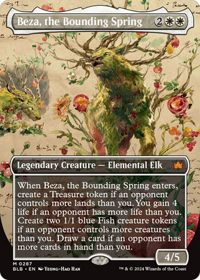 Magic: The Gathering - Beza, the Bounding Spring Foil - Bloomburrow
