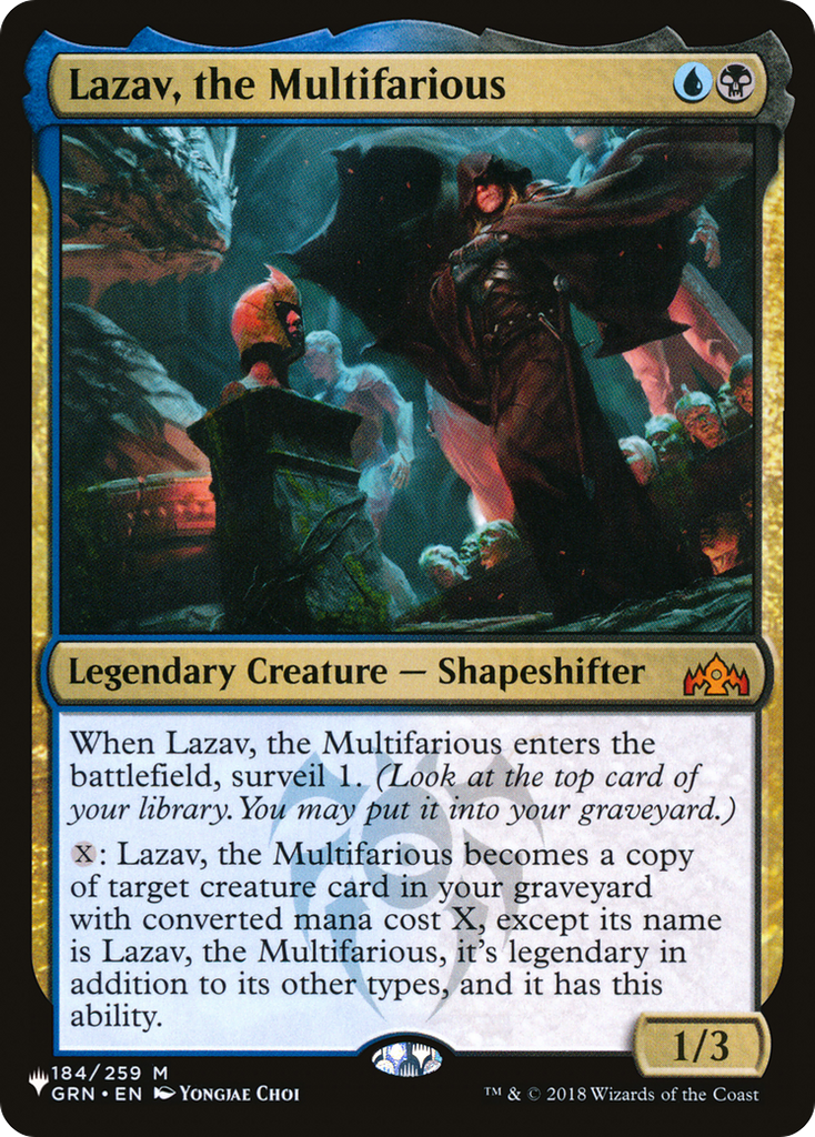 Magic: The Gathering - Lazav, the Multifarious - The List