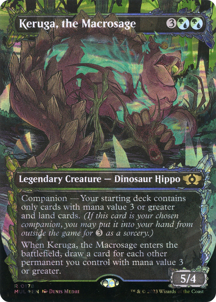 Magic: The Gathering - Keruga, the Macrosage Foil - Multiverse Legends