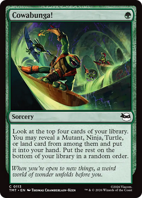 Magic: The Gathering - Cowabunga! Foil - Teenage Mutant Ninja Turtles