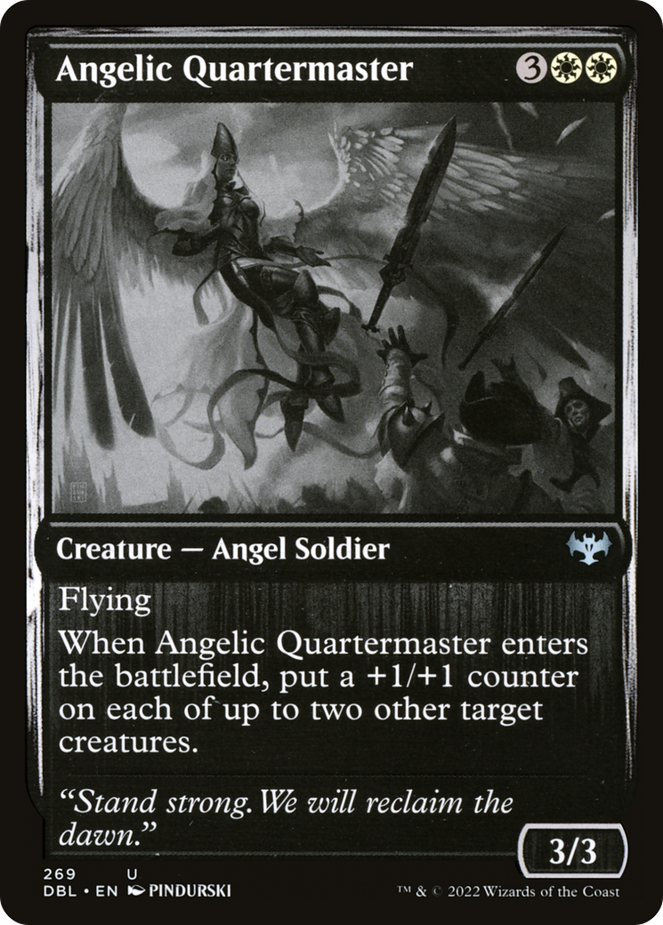 Magic: The Gathering - Angelic Quartermaster Foil - Innistrad: Double Feature