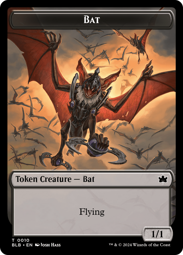 Magic: The Gathering - Bat Token - Bloomburrow Tokens