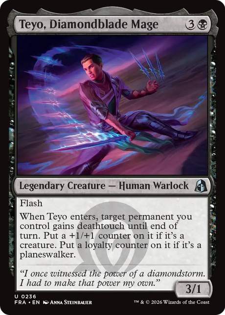 Magic: The Gathering - Teyo, Diamondblade Mage - Reality Fracture