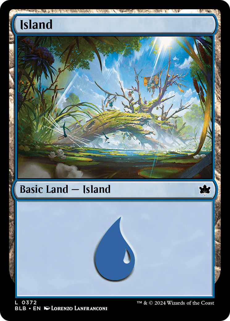 Magic: The Gathering - Island #372 Foil - Bloomburrow
