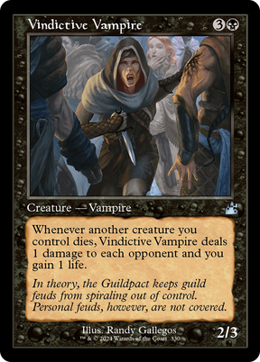 Magic: The Gathering - Vindictive Vampire Foil - Ravnica Remastered