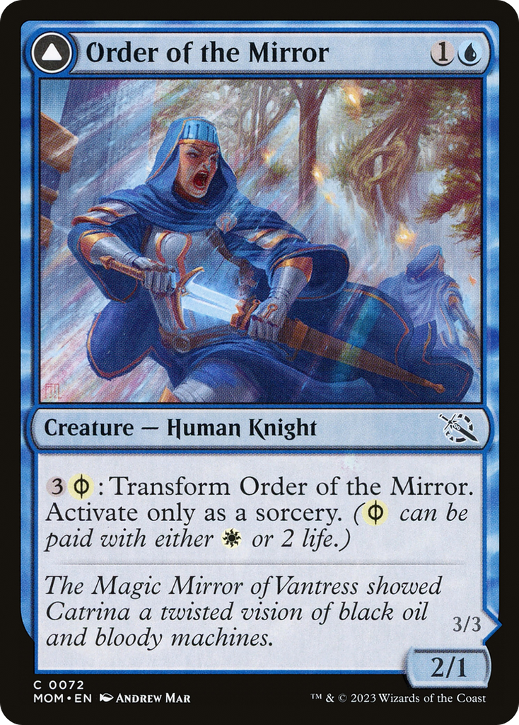 Magic: The Gathering - Order of the Mirror // Order of the Alabaster Host - March of the Machine