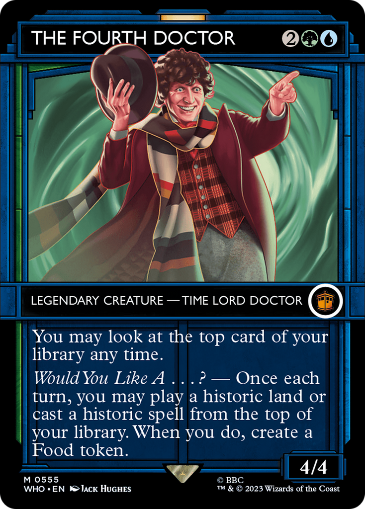 Magic: The Gathering - The Fourth Doctor Foil - Doctor Who